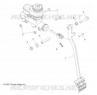 FRENOS, PEDAL and CILINDRO MAESTRO MOUNTING