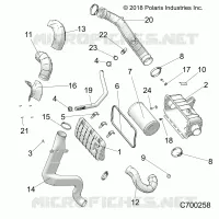 ENGINE, TOMA DE AIRE SYSTEM