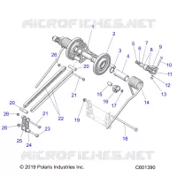 SUSPENSION, TRASERO ARM PAR