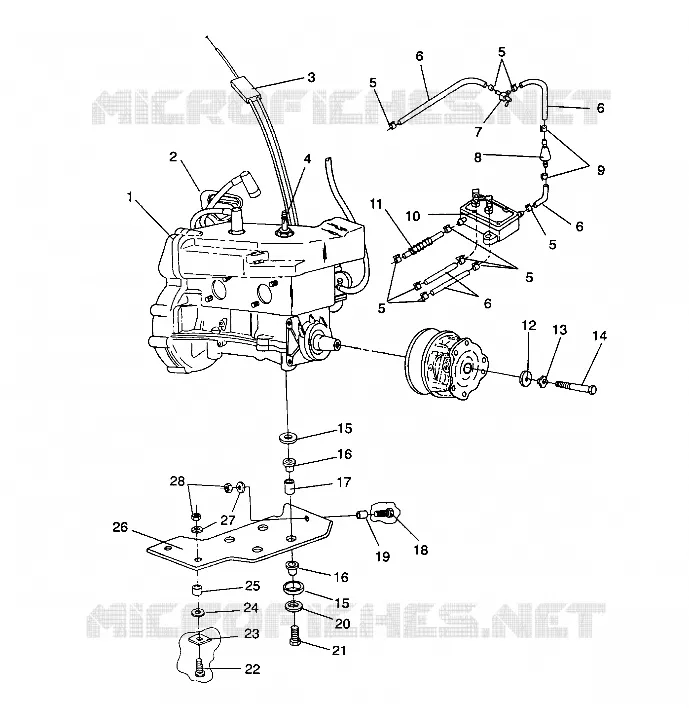 MONTAJE DEL MOTOR LITE/0933433 and  LITE DELUXE/0933431 (4922972297021A)