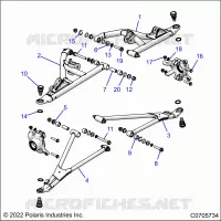 SUSPENSIÃ“N DELANTERA CONTROL ARMS
