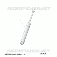 SUSPENSION, SHOCK TRASERO TRACK
