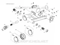 CHASIS, REAR brazo oscilante