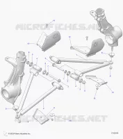 SUSPENSION, A-ARM AND PUNTAL MOUNTING