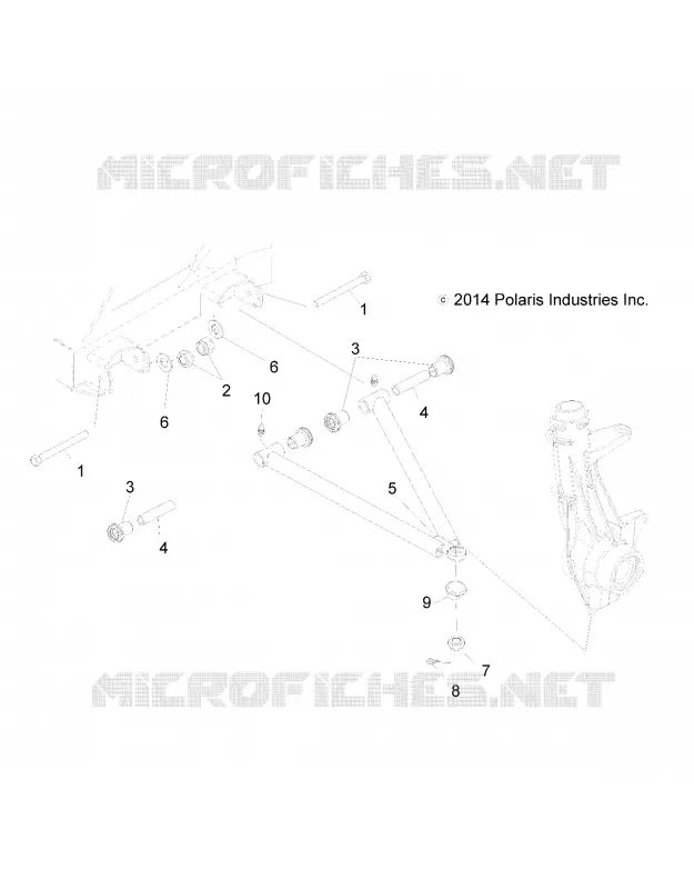 SUSPENSION, A-ARM AND PUNTAL MOUNTING