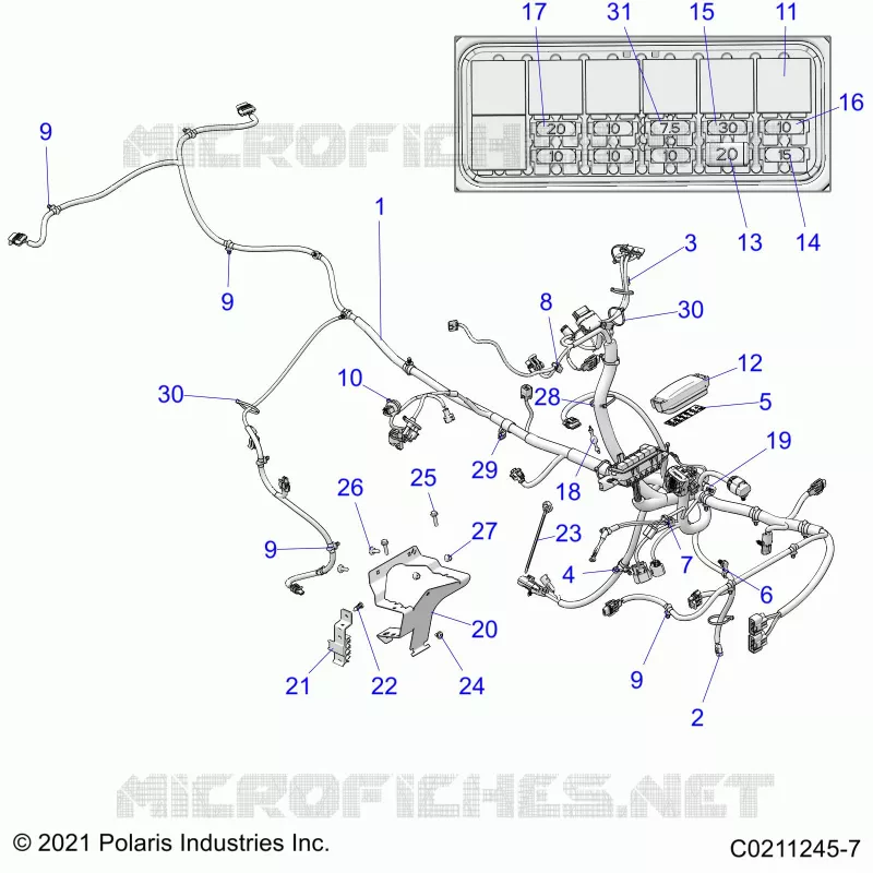 ELECTRICA, MAIN WIRE HARNESS