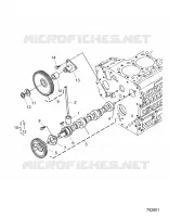 MOTOR, CAMSHAFT AND IDLE GEAR SHAFT