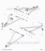 SUSPENSIÃ“N DELANTERA CONTROL ARMS
