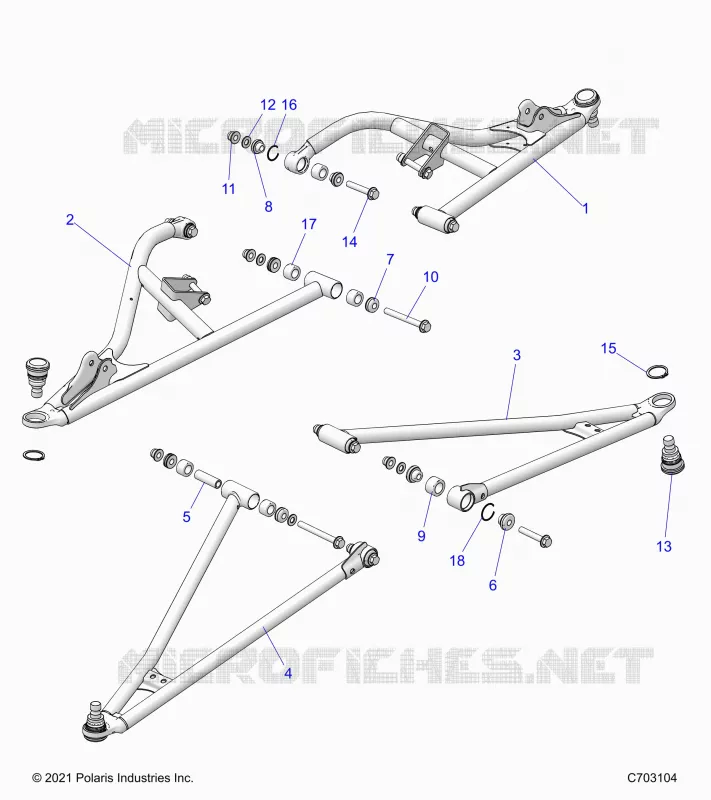SUSPENSIÃ“N DELANTERA CONTROL ARMS
