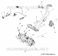 SISTEMA DE COMBUSTIBLE, RAIL, LINES and CUERPO DE MARIPOSA