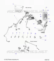 ELECTRICA, WIRE HARNESS,CHASSIS/FUSE BLOCK, ENGINE