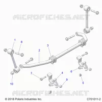 SUSPENSION, FRONT BARRA ESTABILIZADORA- G21G4J99AW/BW (C701011-2)