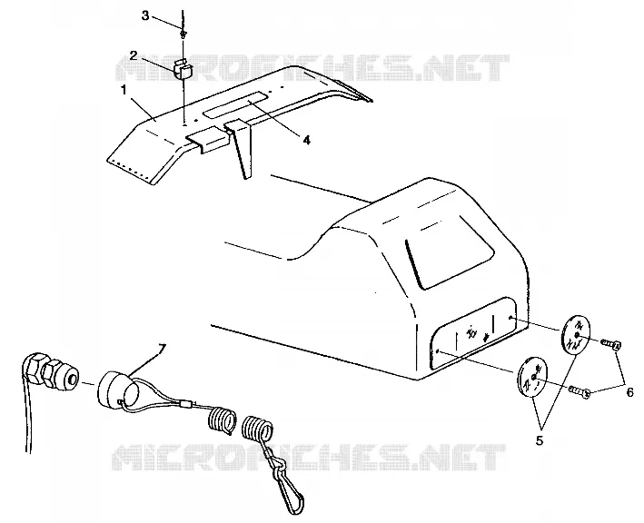 protección del embrague/REFLECTOR ASSEMBLY European 440,440 SKS,500 EFI,EFI  SKS,Lite (49237723770003)