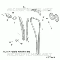 LA CADENA DE LEVAS AND TENSIONER