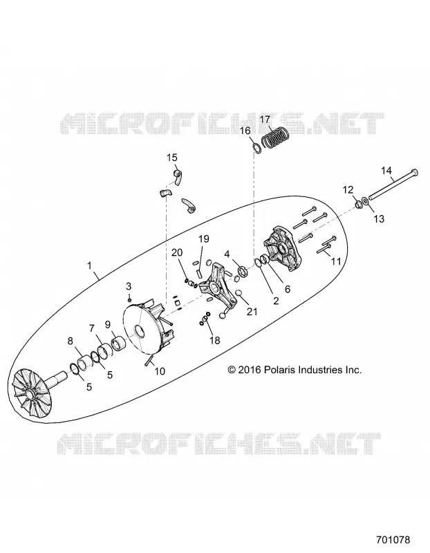 TREN, PRIMARY CLUTCH