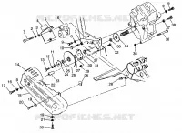 CAJA DE ENGRANAJES/FRENO and cubierta de la cadena MOUNTING Magnum 4X4 W968144 and Swedish Magn (4936053605C005)