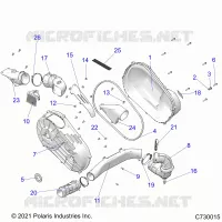TREN, CLUTCH COVER AND DUCTING