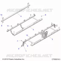 CHASIS, SEAT SUPPORTS- G20GMD99AP/AG (C700819-3)