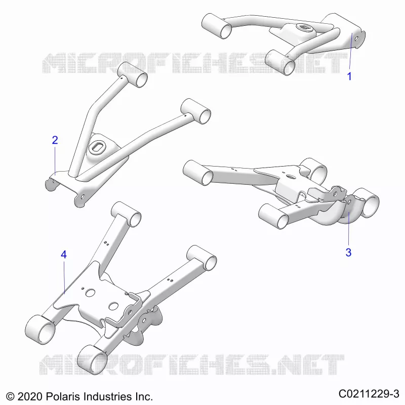 SUSPENSION TRASERA CONTROL ARMS