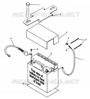 CAJA DE BATERIA SLTX B964590 and Intl. SLTX I964590 (4935783578B005)