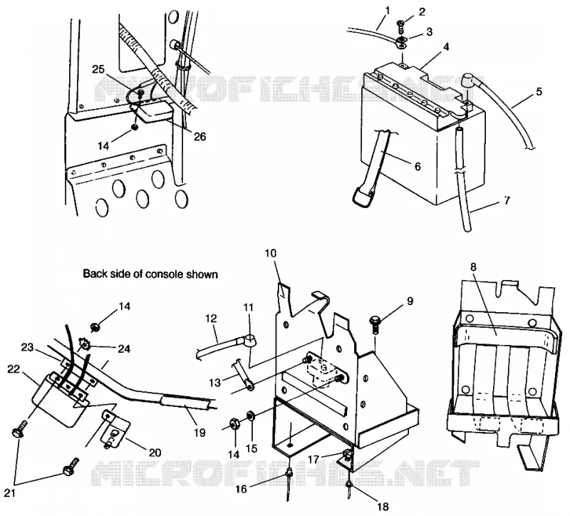 CAJA DE BATERIA XLT TOURING  0963357 and EUROPEAN XLT TOURING  E963357 (4931923192C003)