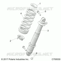 SUSPENSION TRASERA SHOCK MOUNTING