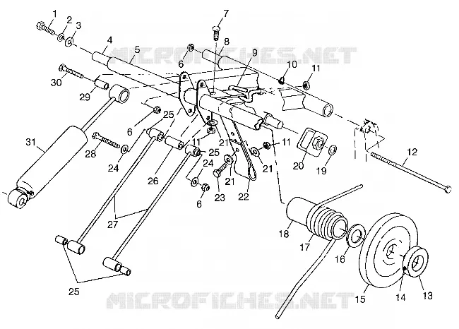 TRASERO ARM PAR 500 RMK 0982964 and EUROPEAN 500 RMK E982964 (4942634263B014)