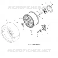 RUEDAS, REAR and HUB