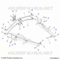 SUSPENSION TRASERA TRAILING ARMS MOUNTING