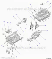 ENGINE, CRANKCASE, CIGUEÑAL