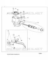 FRENO FRONTAL BRAKE LEVER AND MASTER CYLINDER (FROM 6/1/16)