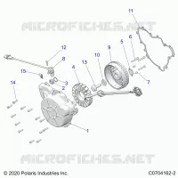 ENGINE, STATOR AND FLYRUEDA