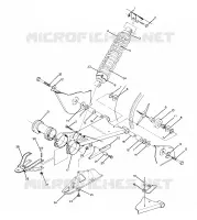 SWING ARM WELDMENT AND SHOCK TRASERO ASSEMBLY (4917721772021A)