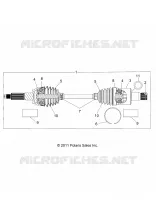 TREN, REAR HALF SHAFT