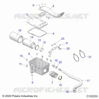 ENGINE, TOMA DE AIRE SYSTEM