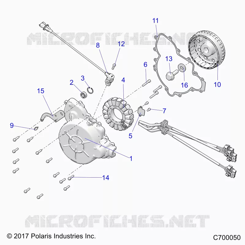 ENGINE, STATOR AND FLYRUEDA