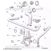 MOTOR, WATERPUMP AND BYPASS