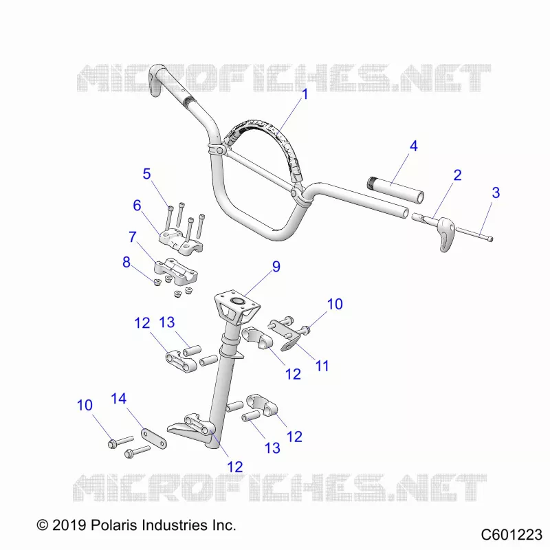 STEERING, SOPORTE DE MANILLAR