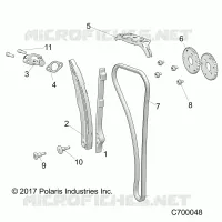 LA CADENA DE LEVAS AND TENSIONER