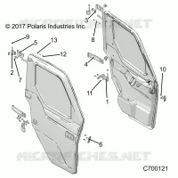 PUERTAS, FRONT, MOUNTING