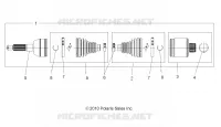 DRIVE TRAIN, TRASERO UNIDAD SHAFT