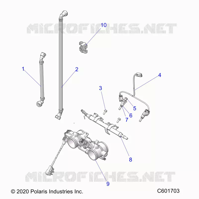 SISTEMA DE COMBUSTIBLE, RAIL, LINES AND THROTTLE BODY