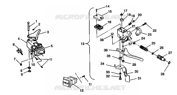 CONTROLES 500 EFI E942774 and  EFI SKS E942574 (49274127410015)