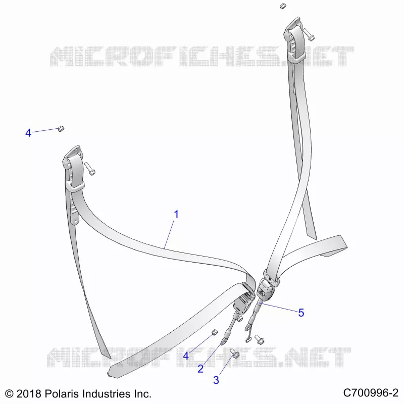 ASIENTO BELT MOUNTING