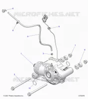 TREN, FRONT GEARCASE MOUNTING