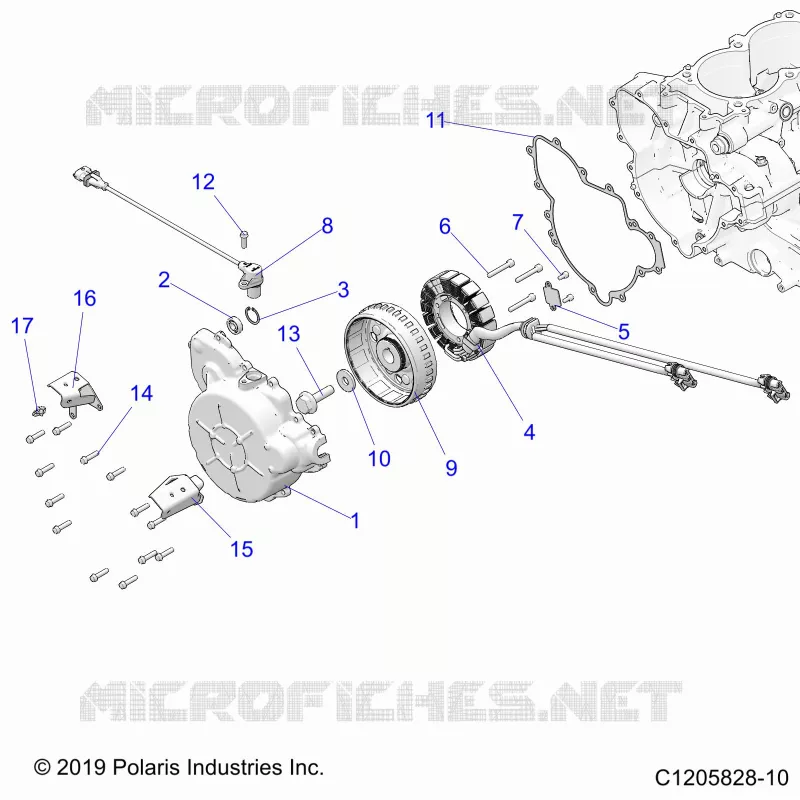 ENGINE, STATOR AND FLYRUEDA