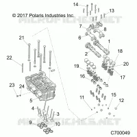 ENGINE, CULATA AND VALVES