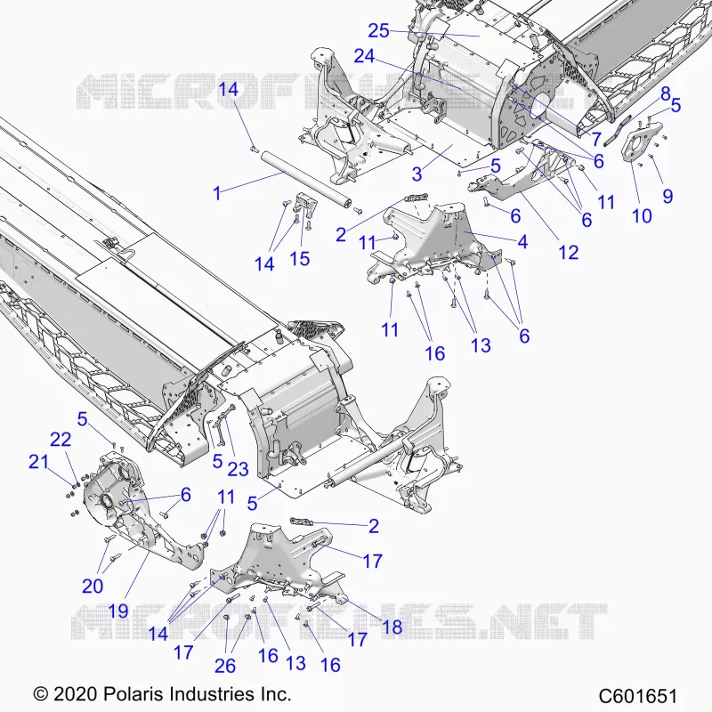 CHASSIS, BULKHEAD ASM.