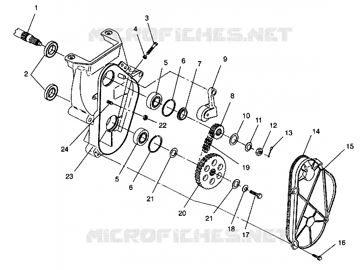 CADENACASE ASSEMBLY SUPER SPORT 0940743 (4927742774016A)