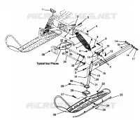 SUSPENSIÓN DELANTERA AND ESQUÍ LITE GT 0943133 AND STARLITE GT 0943127 (49250125010011)